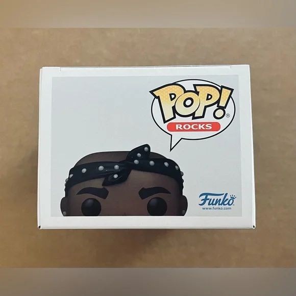 Funko Pop! Tupac Shakur: Pop! Rock Vinyl Music Figure - California Love RAP -NEW - Picture 5 of 6